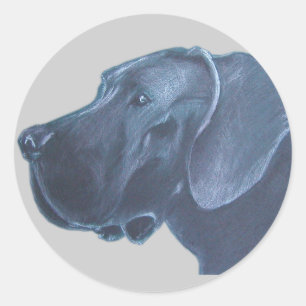 Sticker Rond Dessin de Doggenkopf
