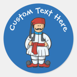 Sticker Rond Dessin de Tsolias