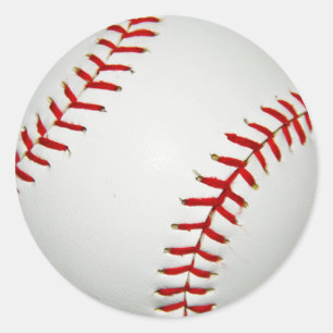 Sticker Rond Dessin Dessiné Baseball Américain