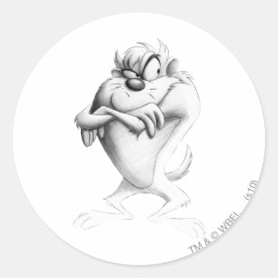 Sticker Rond Dessin TAZ™
