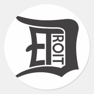Sticker Rond Détroit D