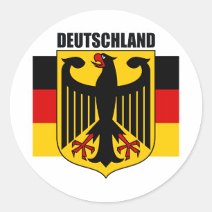 Sticker Rond Deutschland 2