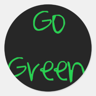 Sticker Rond Devenez écolo