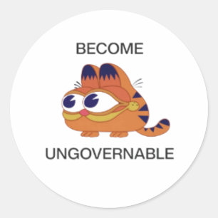 Sticker Rond Devenir Unisex impopulaire