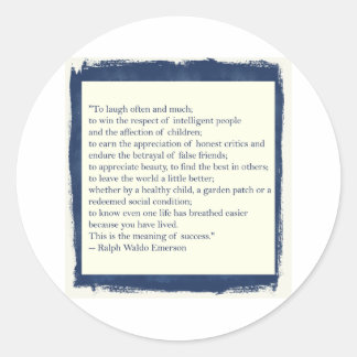 Sticker Rond Devis Emerson