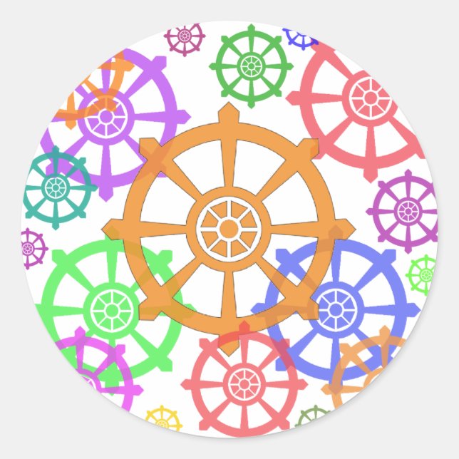 Sticker Rond dharma (Devant)