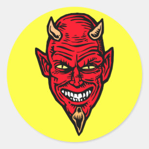 Sticker Rond diable