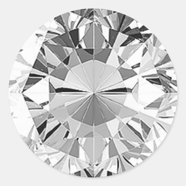 Sticker Rond Diamant (Devant)