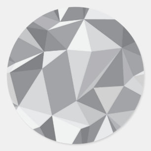 Sticker Rond Diamant Pattern