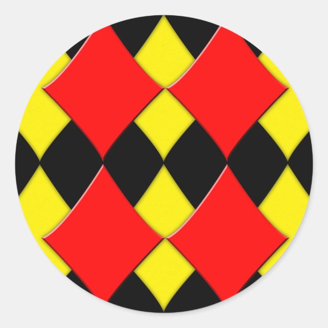 Sticker Rond Diamants (Devant)