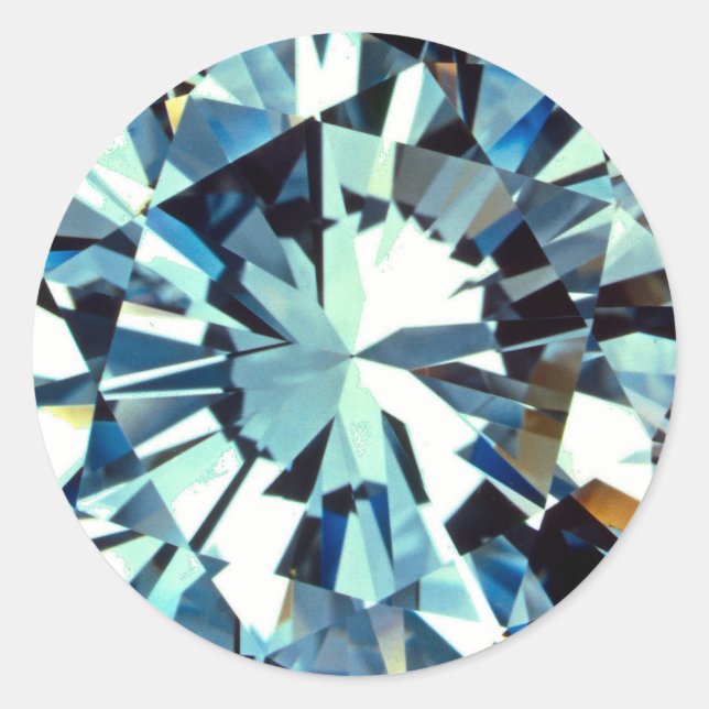 Sticker Rond Diamants (Devant)