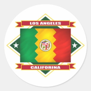 Sticker Rond Diamond de Los Angeles
