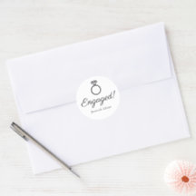 Diamond Ring Graphic Engaged