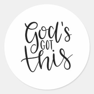 Sticker Rond Dieu a ça