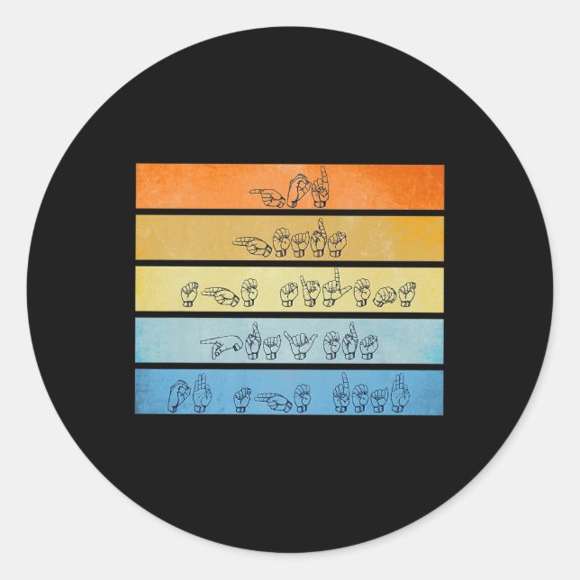 Sticker Rond Dieu entend prier Sourde Sensibilisation Sourde Si (Devant)