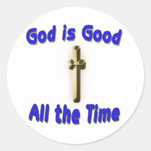 Sticker Rond Dieu est le Bon Sticker.
