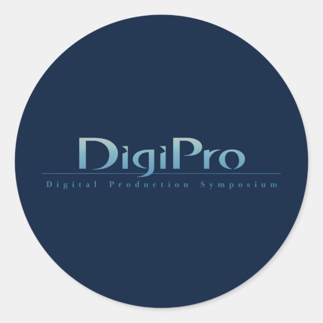 Sticker rond DigiPro (Devant)