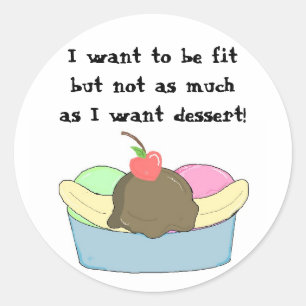 Sticker Rond Dimanche Fun