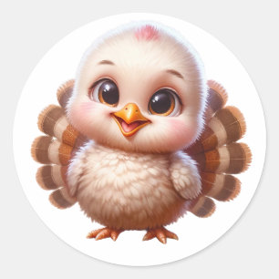 Sticker Rond dinde