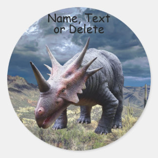 Sticker Rond Dinosaur Jurassic Park Belle