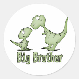 Sticker Rond Dinosaures Big Brother