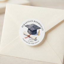Diplôme de fin d'études Cap classique aquarelle