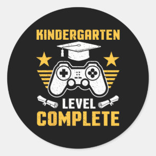 Sticker Rond Diplômé de la maternelle Cl 2025 Gam