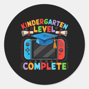 Sticker Rond Diplômé de la maternelle promotion 2025 