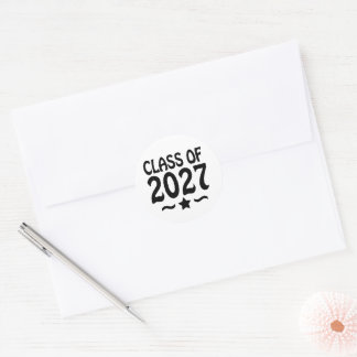 Sticker Rond Diplômé de la promotion 2027