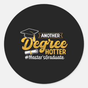 Sticker Rond Diplôme de maîtrise Mba