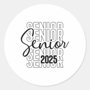 Sticker Rond Diplôme universitaire supérieur 2025 du Collège un