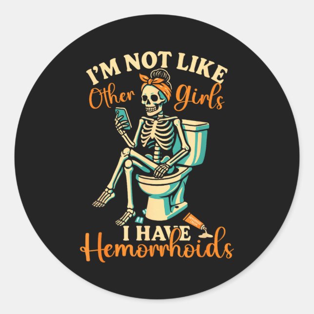 Sticker Rond Dirty Adult Themed Funny Crazy Embarring Shirts Fo (Devant)