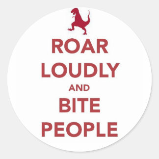 Sticker Rond Dis-le fort
