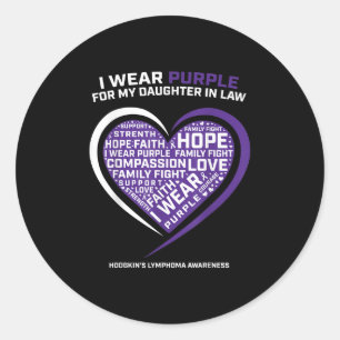 Sticker Rond Disease Daughter in Law Hodgkins Lymphoma