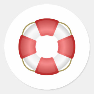 Sticker Rond Dispositif de flottaison personnel de maître