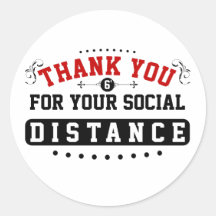 Distance sociale Merci