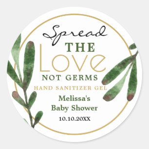 Sticker Rond Distributeur de désinfectant pour bébé Shower Spre