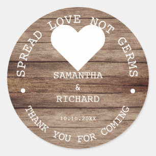 Sticker Rond Distributeur de gel hydroalcoolique pour mariage r