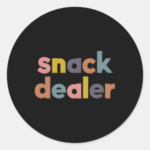 Sticker Rond Distributeur Snack Pour Maman De Et