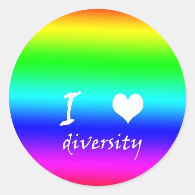 STICKER ROND DIVERSITÉ (Devant)