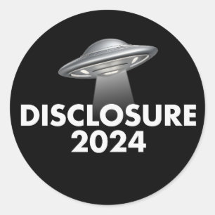 Sticker Rond Divulgation 2024 OVNI