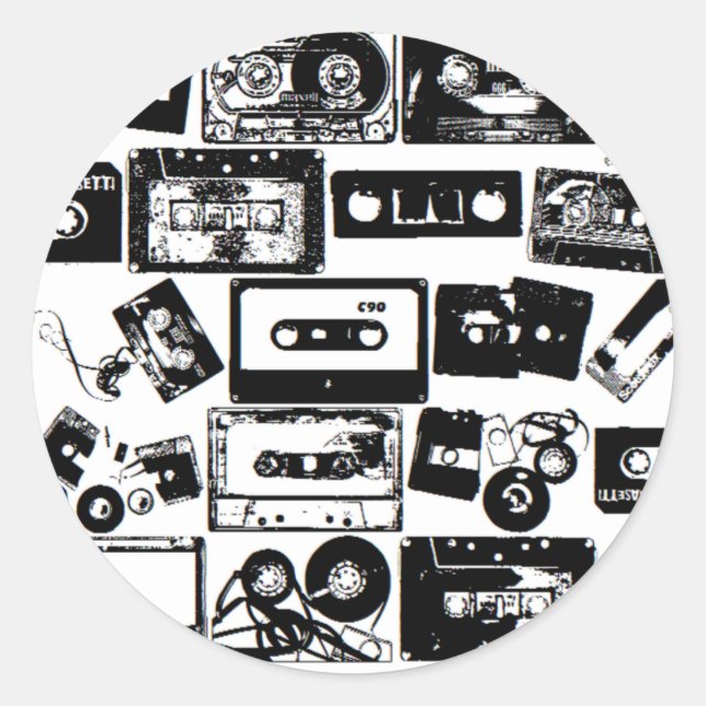 Sticker Rond dj (Devant)