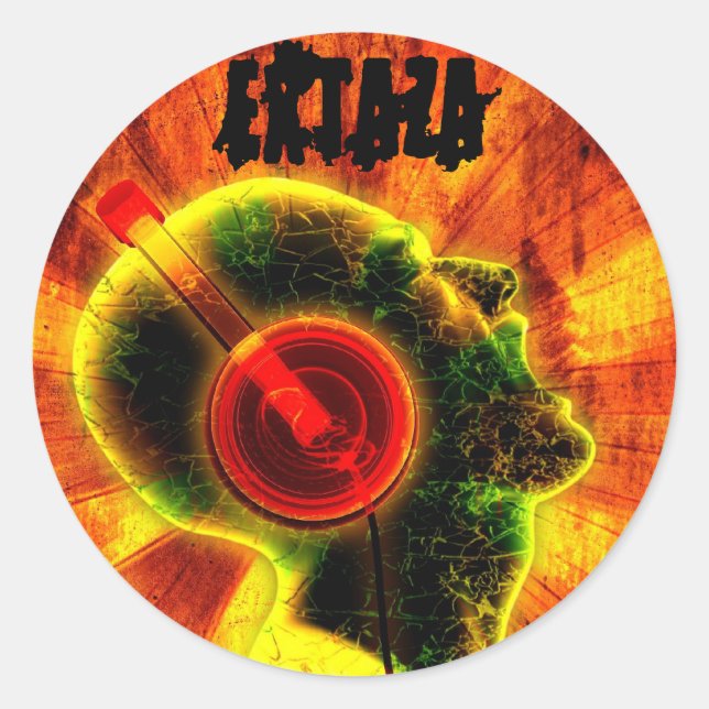 Sticker Rond DJ EXTAZA (Devant)