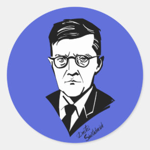 Sticker Rond Dmitri Shostakovich