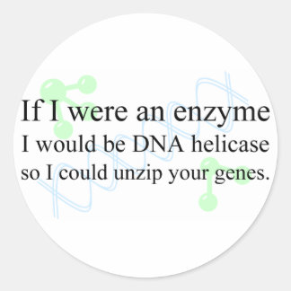 Sticker Rond "DNA Helicase"