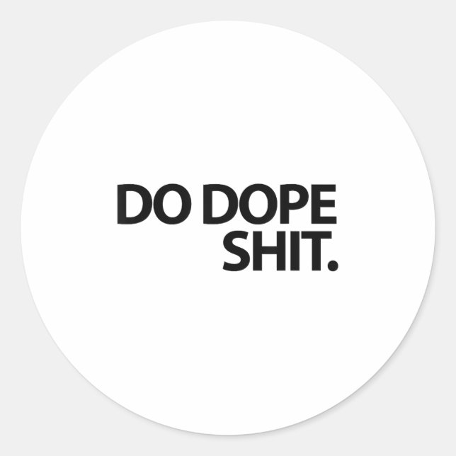 Sticker Rond Do Weightlifting Motivational Gym Asrational  (Devant)