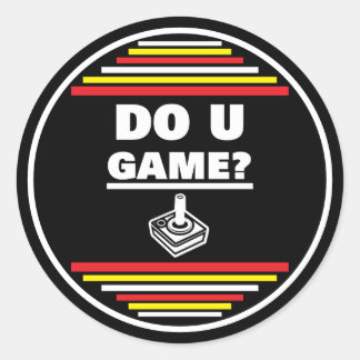 Sticker Rond Do You Game?