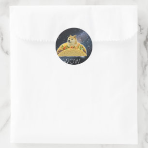 Sticker Rond doce taco meme round