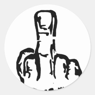 Sticker Rond Doigt moyen