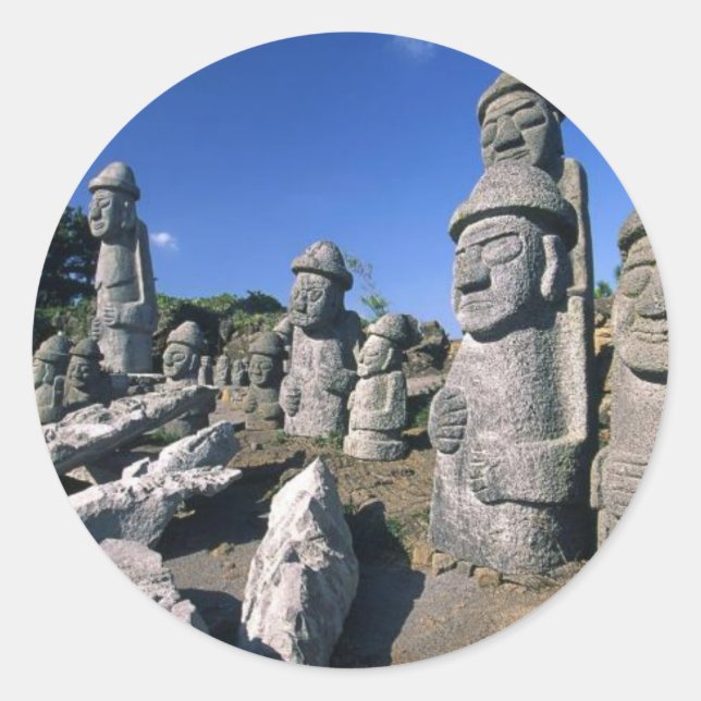 Sticker Rond Dol Hareubang (Devant)